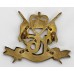 16th/5th Queen's Lancers Officer's Beret Badge - Queen's Crown