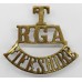 Fife Royal Garrison Artillery (T/R.G.A./FIFESHIRE) Shoulder Title