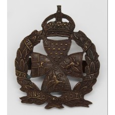 Inns of Court O.T.C. Officer's Service Dress Cap Badge - King's Crown