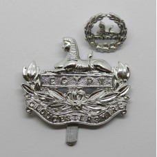 Gloucestershire Regiment Anodised (Staybrite) Front & Back Cap Badges