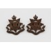 Pair of 23rd Bn. London Regiment Officer's Service Dress Collar Badges - King's Crown