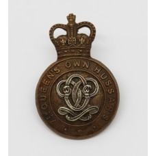 7th Queen's Own Hussars Cap Badge - Queen's Crown