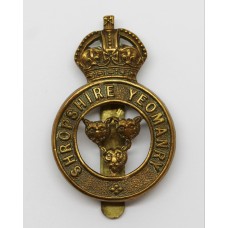 Shropshire Yeomanry Cap Badge - King's Crown