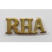 Royal Horse Artillery (R.H.A.) Shoulder Title