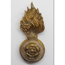 Royal Fusiliers Fur Cap Grenade Badge - King's Crown