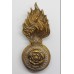 Royal Fusiliers Fur Cap Grenade Badge - King's Crown