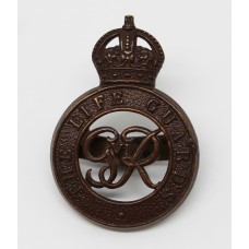 George VI Life Guards Officer's Service Dress Cap Badge