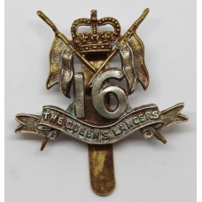 16th/5th Queen's Lancers Beret Badge - Queen's Crown