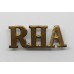 Royal Horse Artillery (R.H.A.) Shoulder Title