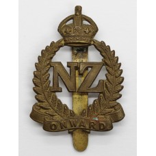 New Zealand Expeditionary Force (N.Z.E.F.) Cap Badge - King's Crown