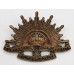 Australian Commonwealth Military Forces Slouch Hat Badge - King's Crown