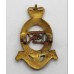 Royal Horse Artillery Officer's Cap Badge - Queen's Crown
