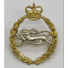 King's Own Royal Border Regiment Officer's Cap Badge - Queen's Crown