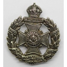 8th City of London Bn. (Post Office Rifles) London Regiment Cap Badge - King's Crown