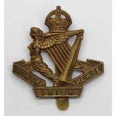 North Irish Horse Beret Badge - King's Crown