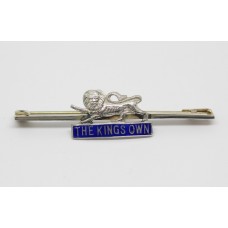 The King's Own (Royal Lancaster Regiment) Silver & Enamel Sweetheart Brooch