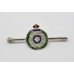 Rifle Brigade Silver & Enamel Sweetheart Brooch - King's Crown