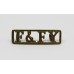 Fife & Forfar Yeomanry (F&FY) Shoulder Title