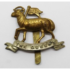 The Queen's (Royal West Surrey) Regiment Bi-metal Cap Badge