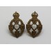 Pair of Royal Electrical & Mechanical Engineers (R.E.M.E.) Collar Badges - King's Crown (1st Pattern)