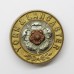 York & Lancaster Regiment Helmet Plate Centre