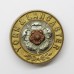 York & Lancaster Regiment Helmet Plate Centre