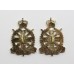 Pair of Army Apprentices School Anodised (Staybrite) Collar Badges