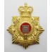 Royal Logistic Corps Blue Cloth Helmet Plate - Queen's Crown