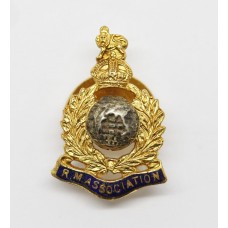 Royal Marine Association Veterans Lapel Badge - King's Crown