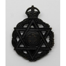 Royal Army Chaplains Department Jewish Chaplain Cap Badge - King's Crown