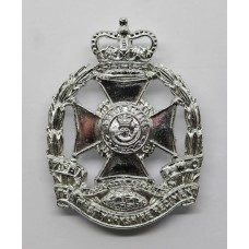 7th Battalion P.W.O. West Yorkshire Regiment (Leeds Rifles) Anodised (Staybrite) Cap Badge - with Tank