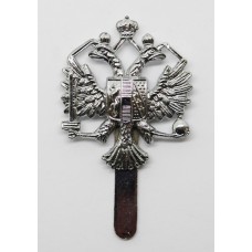 Queen's Dragoon Guards Chrome Cap Badge