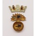 Victorian Royal Irish Fusiliers Officer's Collar Badge