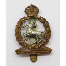 Royal Army Veterinary Corps (R.A.V.C.) Cap Badge - King's Crown