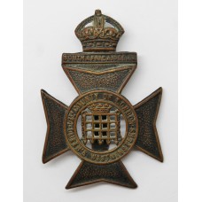 16th County of London Bn. (Queen's Westminster Rifles) London Regiment Cap Badge - King's Crown