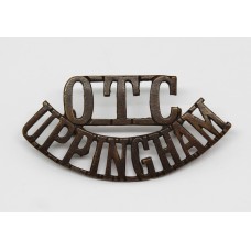 Uppingham School (Rutland) O.T.C. (O.T.C./UPPINGHAM) Shoulder Title