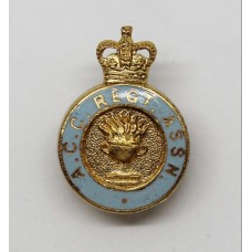 Army Catering Corps (A.C.C.) Regimental Association Enamelled Lapel Badge - Queen's Crown