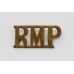 Royal Military Police (R.M.P.) Shoulder Title