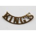 Kings Liverpool Regiment (KING'S) Shoulder Title