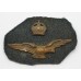 WW2 Royal Air Force (R.A.F.) Officer's Side Cap Badge