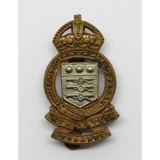 Royal Army Ordnance Corps (R.A.O.C.) Bi-metal Cap Badge - King's Crown