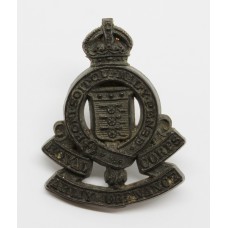Royal Army Ordnance Corps (R.A.O.C.) WW2 Plastic Economy Cap Badg