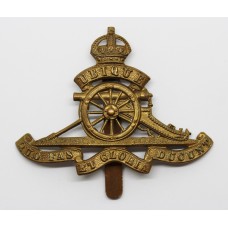 Royal Artillery Cap Badge - King's Crown