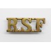 Royal Scots Fusiliers (R.S.F.) Shoulder Title