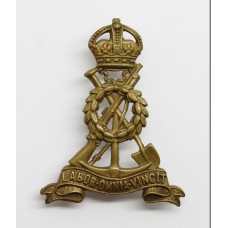 Pioneer Corps Cap Badge - King's Crown