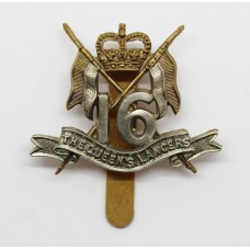 16th/5th Queen's Lancers Beret Badge - Queen's Crown