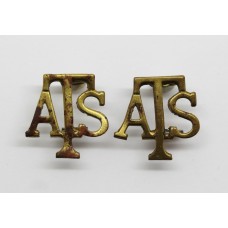 Pair of Auxiliary Territorial Service (A.T.S.) Shoulder Titles