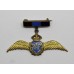 Royal Air Force (R.A.F.) Enamelled Sweetheart Brooch - King's Crown