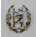 Queen's Own Warwickshire & Worcestershire Yeomanry Anodised (Staybrite) Cap Badge