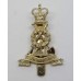 Pioneer Corps Anodised (Staybrite) Beret Badge - Queen's Crown